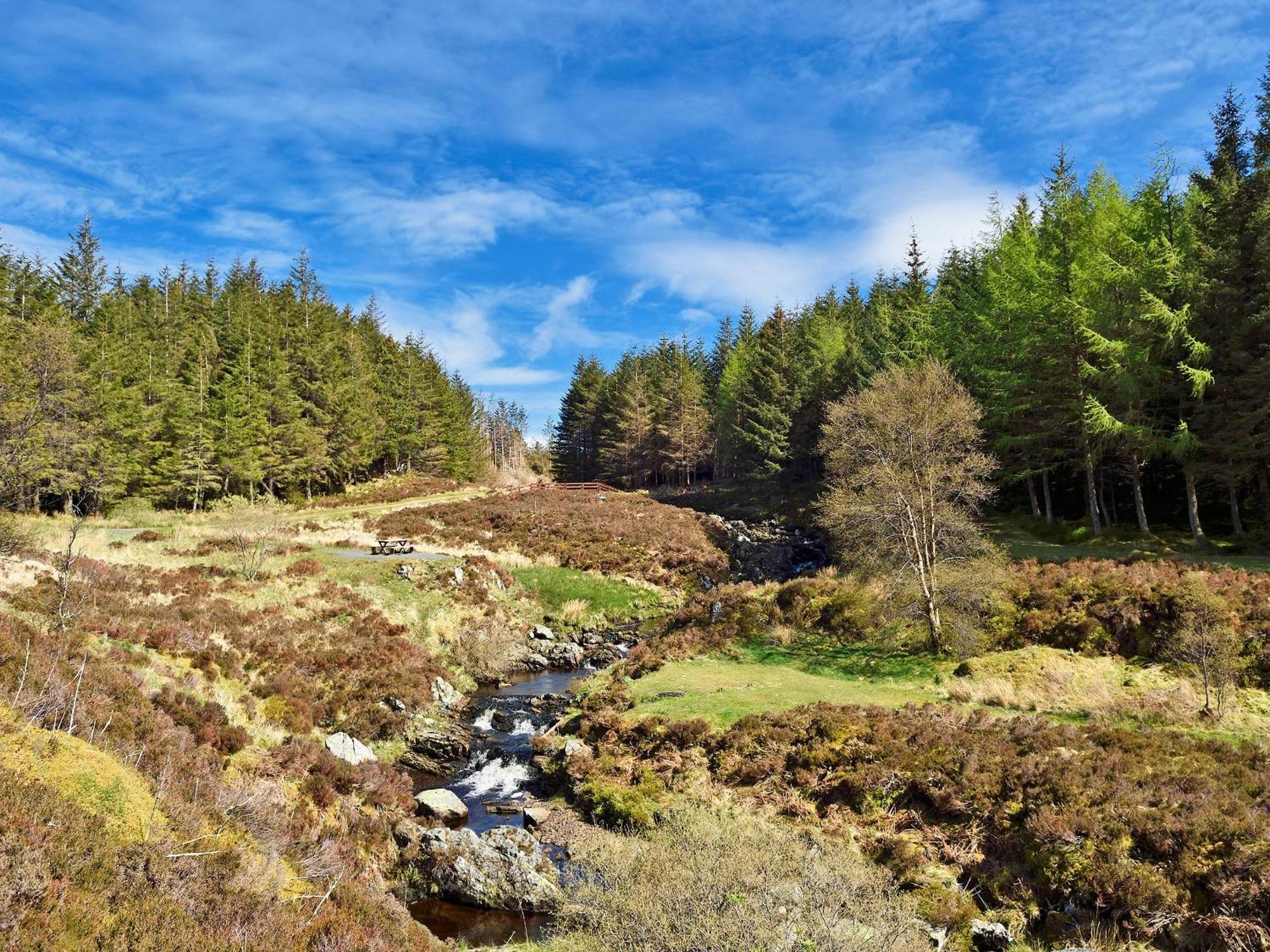 Wylies Brae Villa New Galloway Bagian luar foto